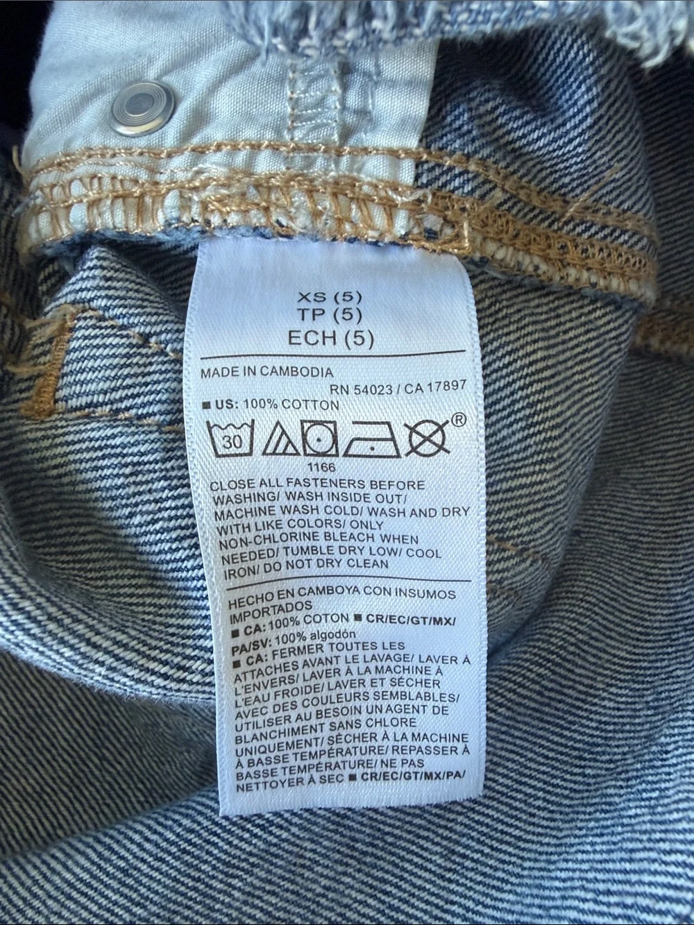 Old Navy Girls' Medium Blue Denim Mini Skirt